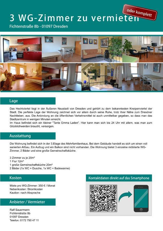 Ferienwohnung Residenz Bis 6 Gaeste , Ferienwohnung Dresden Bis 4 Gaeste, Ferienwohnung Elbflorenz Bis 2 Gaeste Luaran gambar